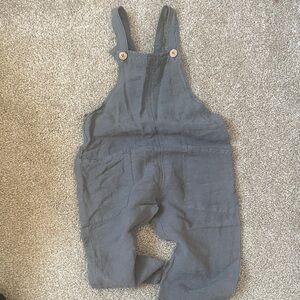 Zara Charcoal Kids Overalls